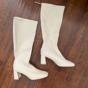 Off-White Back Zipper Chunky Boots